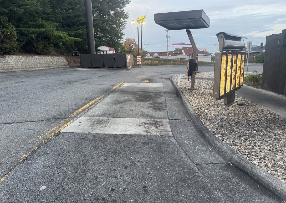 Commercial concrete before pressure washing
